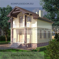 проект дома KDM-1937 общ. площадь 94.73 м2