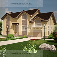 проект дома KDM-2122 общ. площадь 206.71 м2