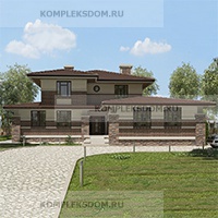 проект дома KDM-217114 общ. площадь 325.95 м2