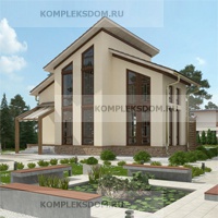 проект дома KDM-1457 общ. площадь 118.55 м2