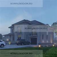 проект дома KDM-2327 общ. площадь 352.95 м2