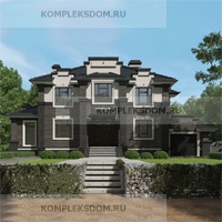 проект дома KDM-1721 общ. площадь 246.40 м2