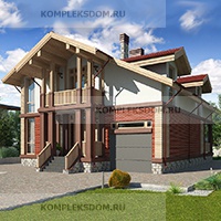 проект дома KDM-162384 общ. площадь 250.20 м2