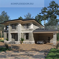 проект дома KDM-300233 общ. площадь 308.20 м2