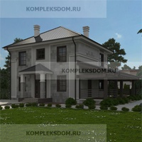 проект дома KDM-1974 общ. площадь 141.70 м2