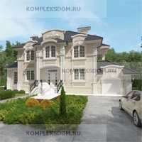 проект дома KDM-1846 общ. площадь 381.45 м2