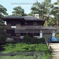 проект дома KDM-211138 общ. площадь 358.15 м2