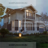 проект дома KDM-1989 общ. площадь 169.90 м2