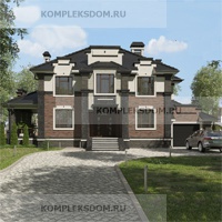проект дома KDM-2542 общ. площадь 226.60 м2