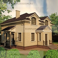 проект дома KDM-1919 общ. площадь 140.50 м2
