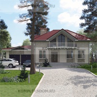 проект дома KDM-1795 общ. площадь 327.15 м2