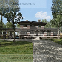 проект дома KDM-13806 общ. площадь 444.85 м2