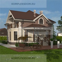 проект дома KDM-2060 общ. площадь 158.11 м2
