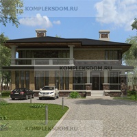 проект дома KDM-2407 общ. площадь 497.45 м2