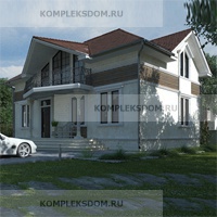 проект дома KDM-1632 общ. площадь 267.90 м2