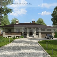 проект дома KDM-2287 общ. площадь 394.55 м2