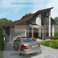 проект дома KDM-1411 общ. площадь 144.10 м2