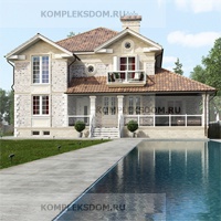 проект дома KDM-2290 общ. площадь 368.20 м2
