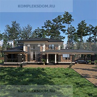 проект дома KDM-297697 общ. площадь 349.05 м2