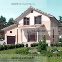 проект дома KDM-2009 общ. площадь 96.75 м2