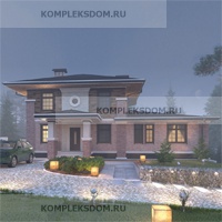 проект дома KDM-1693 общ. площадь 227.55 м2
