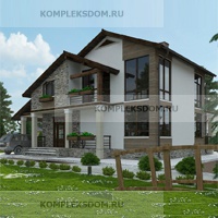 проект дома KDM-1628 общ. площадь 249.10 м2