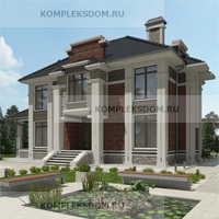 проект дома KDM-1866 общ. площадь 308.90 м2