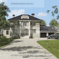 проект дома KDM-1724 общ. площадь 295.15 м2