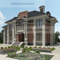 проект дома KDM-1867 общ. площадь 350.40 м2