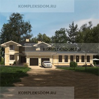 проект дома KDM-1747 общ. площадь 383.70 м2