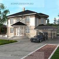 проект дома KDM-1516 общ. площадь 181.80 м2