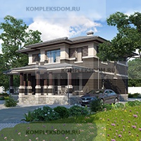 проект дома KDM-206659 общ. площадь 128.05 м2