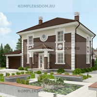 проект дома KDM-1421 общ. площадь 173.50 м2