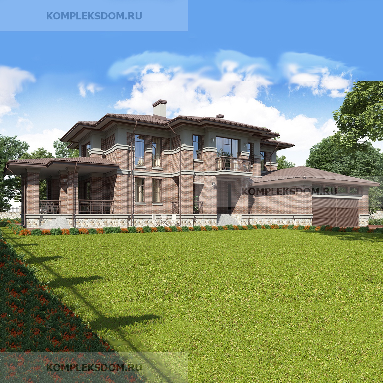 проект дома KDM-300195 общ. площадь 357.95 м2