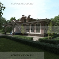 проект дома KDM-2224 общ. площадь 295.85 м2