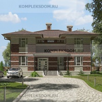 проект дома KDM-1759 общ. площадь 390.80 м2