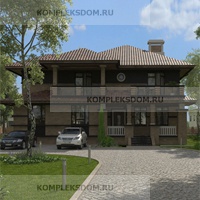 проект дома KDM-1822 общ. площадь 392.35 м2