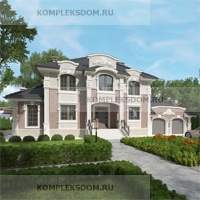 проект дома KDM-2256 общ. площадь 295.15 м2
