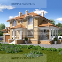 проект дома KDM-2508 общ. площадь 173.60 м2
