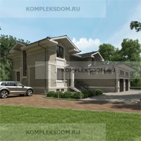 проект дома KDM-1751 общ. площадь 347.45 м2