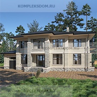 проект дома KDM-297691 общ. площадь 264.55 м2
