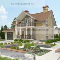 проект дома KDM-1588 общ. площадь 208.45 м2