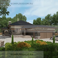 проект дома KDM-154094 общ. площадь 147.30 м2