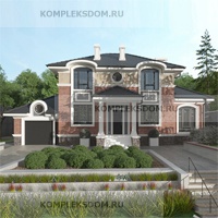 проект дома KDM-1529 общ. площадь 169.40 м2