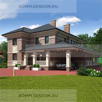 проект дома KDM-1379 общ. площадь 176.45 м2