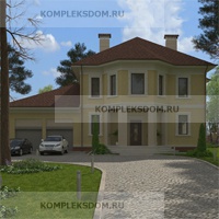 проект дома KDM-1688 общ. площадь 263.25 м2