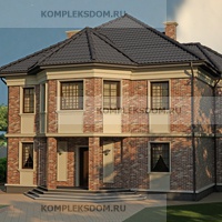 проект дома KDM-1613 общ. площадь 206.42 м2