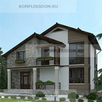 проект дома KDM-1492 общ. площадь 181.05 м2