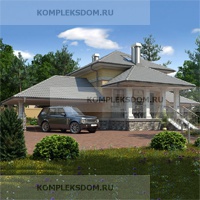проект дома KDM-2455 общ. площадь 80.45 м2