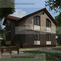 проект дома KDM-1463 общ. площадь 173.30 м2